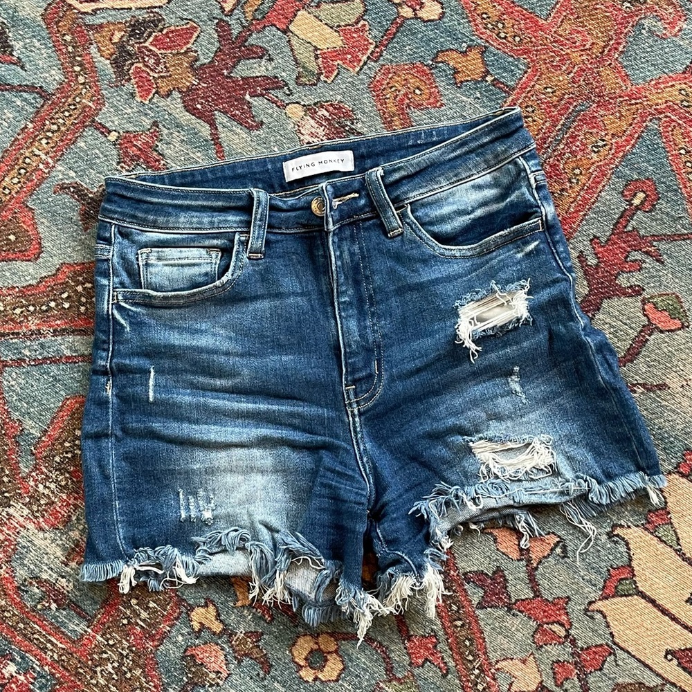 High waist flying monkey shorts